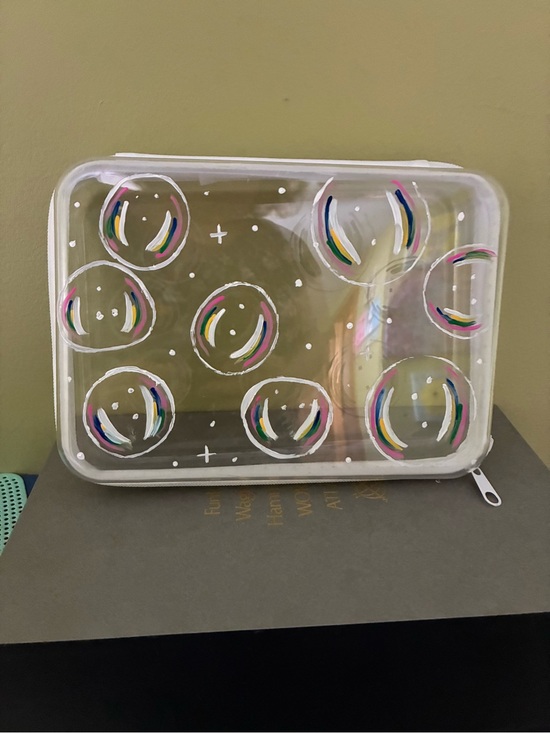 Hand Crafted Other - Bubble Painted Hard Shell Case